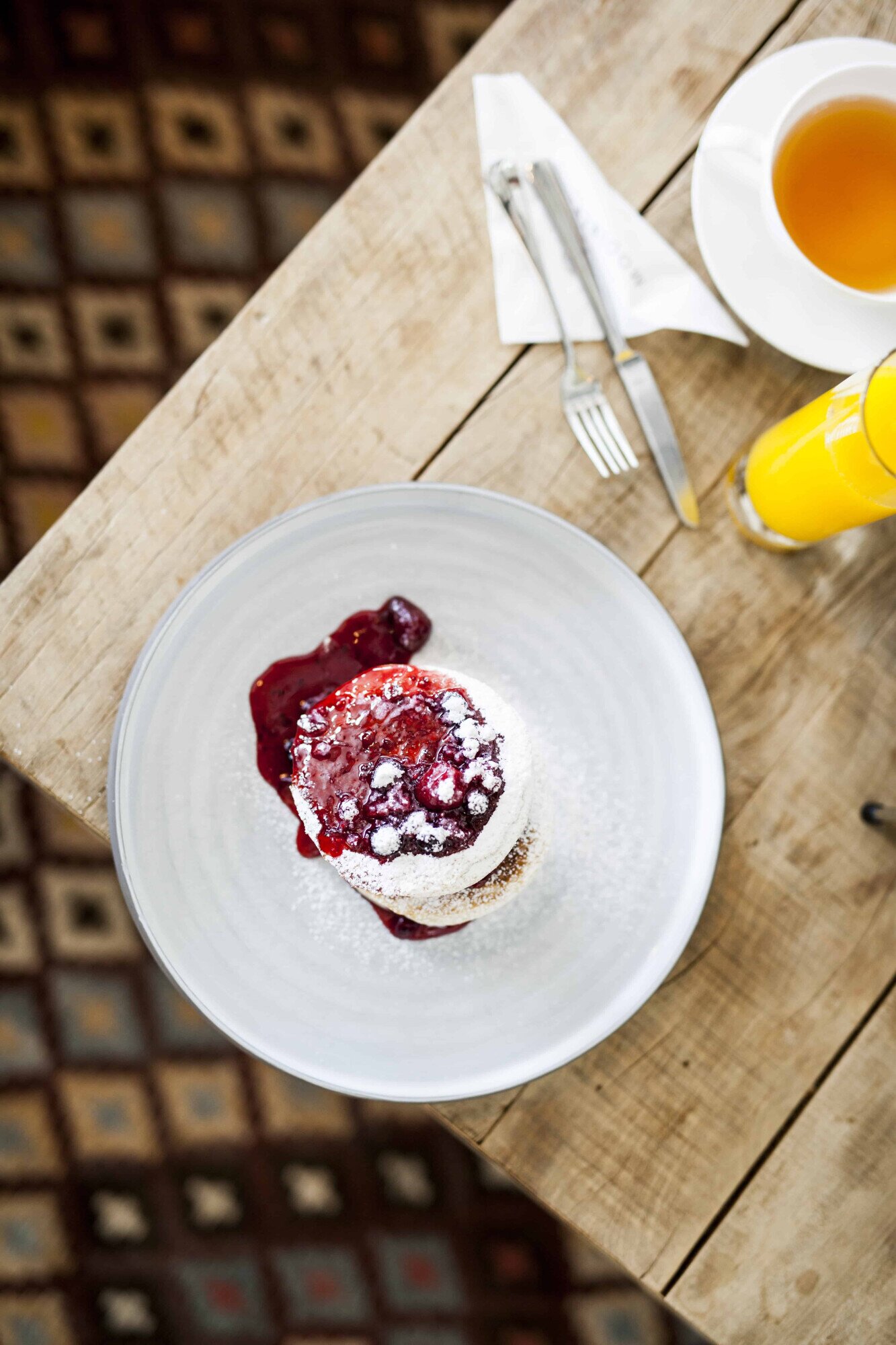 Zoet gerecht van de High Tea.