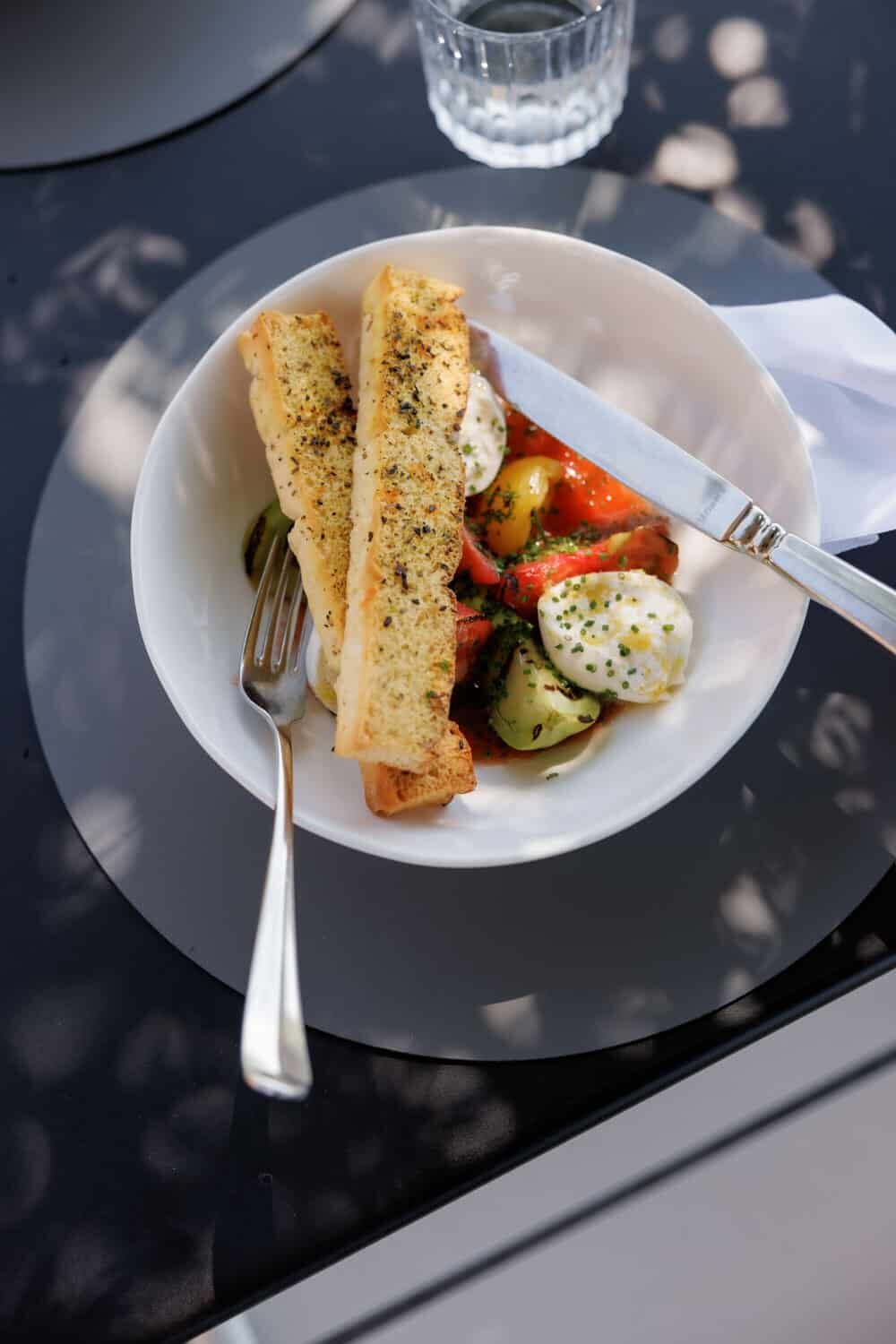 Mooi zomers lunchgerecht.