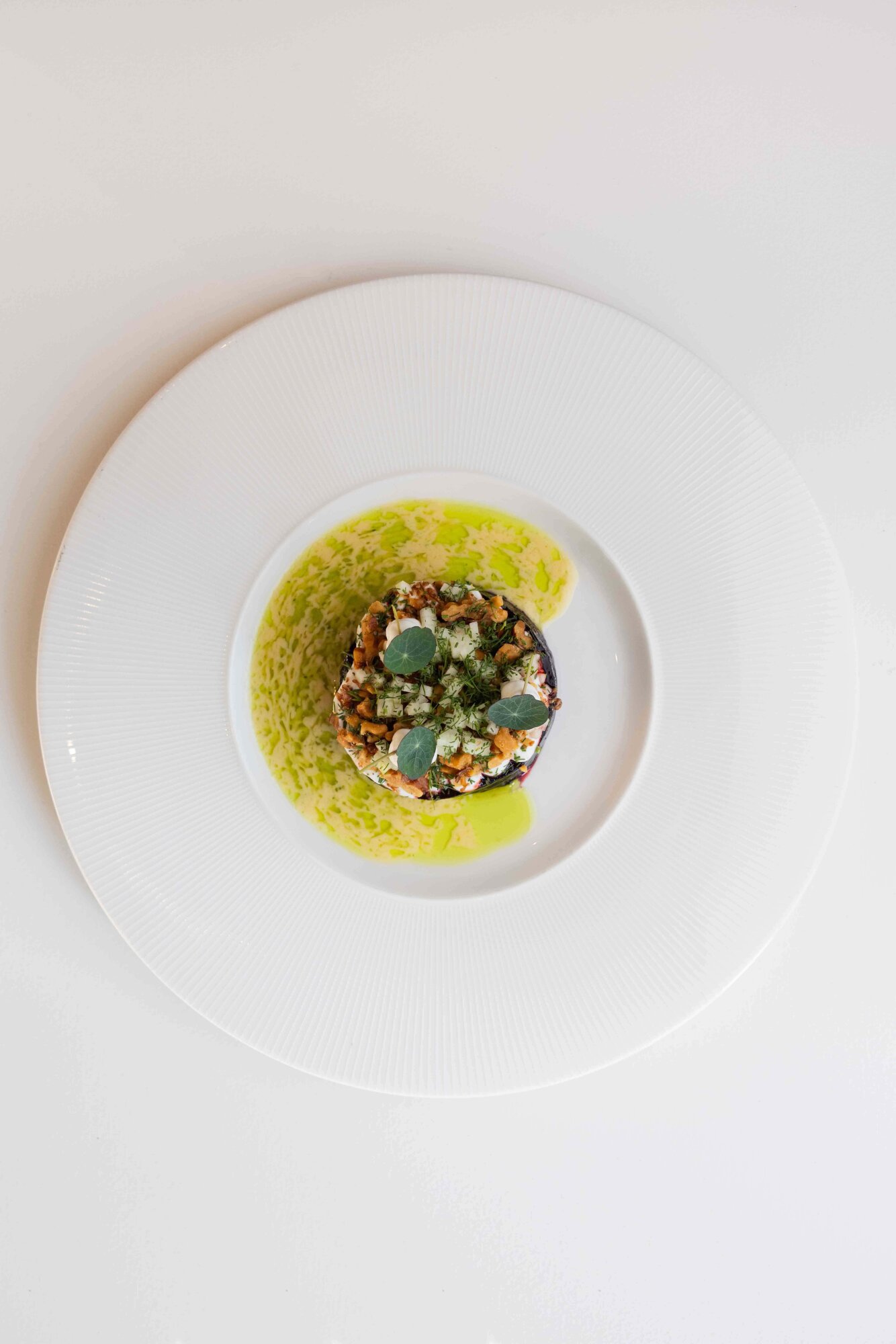 Vegetarisch dinergerecht met biet.