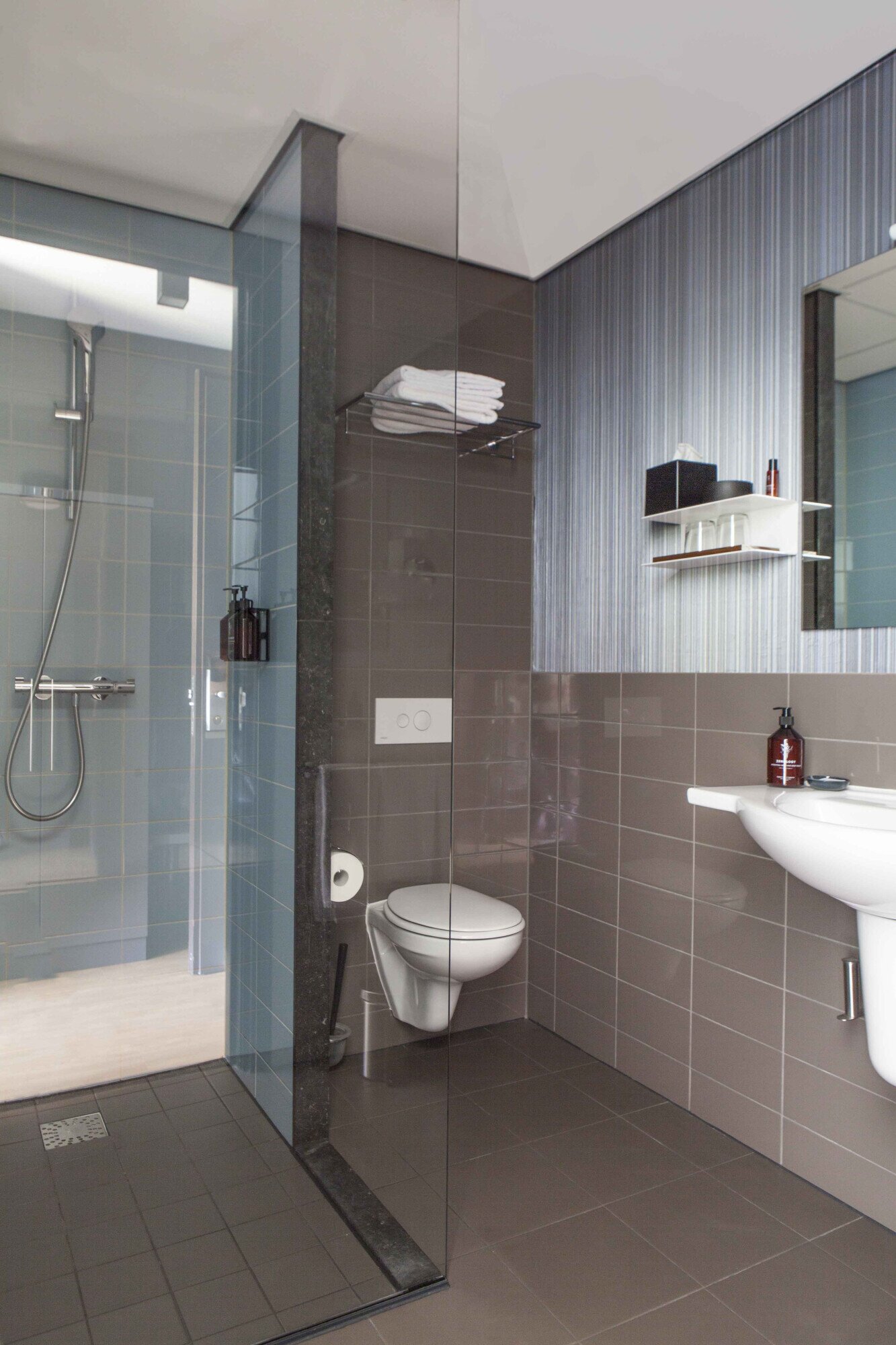 Badkamer in Comfort kamer.